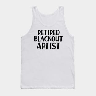 Retired blackout Artist Tank Top